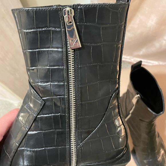 Black snakeskin boots - Picture 3 of 6